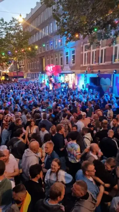 Feest in Amsterdam