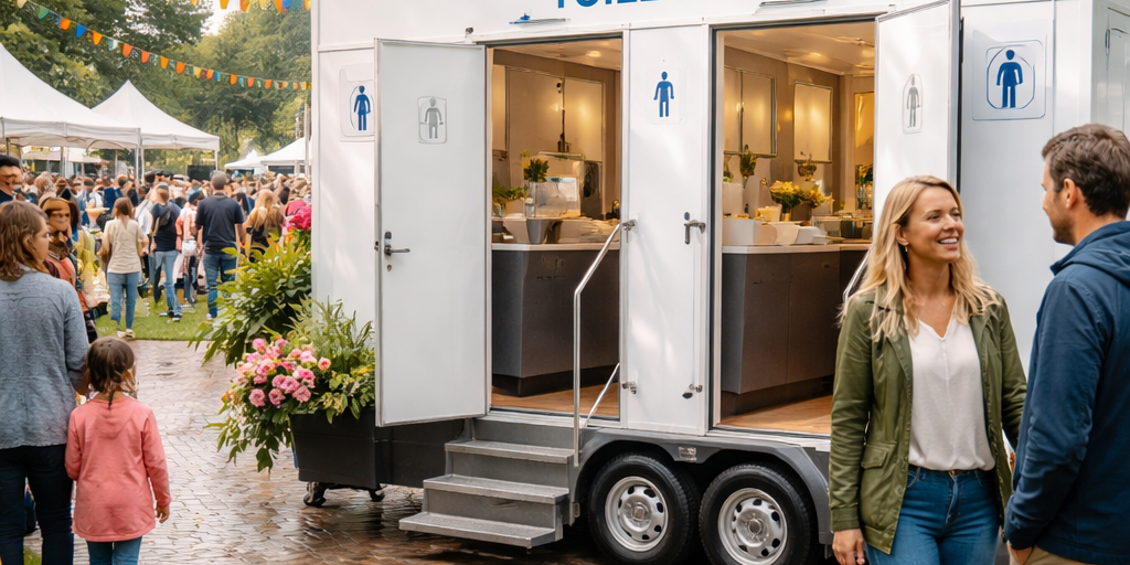De voordelen van het huren van toiletwagens voor evenementen