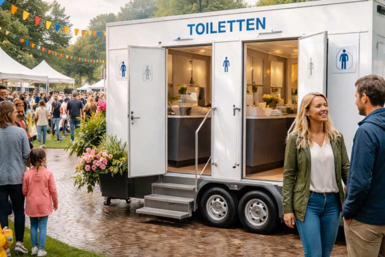 De voordelen van het huren van toiletwagens voor evenementen